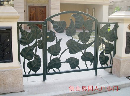 鐵藝大門(mén)規(guī)格T18庭院門(mén)